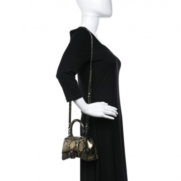 Balenciaga Hourglass XS Leather Top Handle Bag - Picture 2 of 14